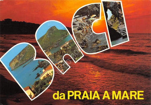 Cartolina praia mare vedute - a,