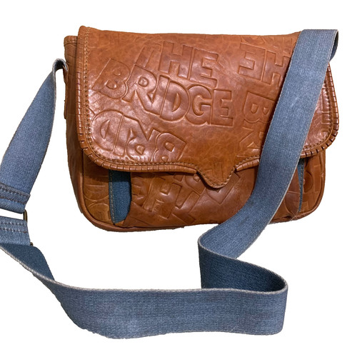 The bridge brown - brown, logo-embossed