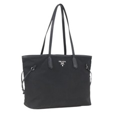 Borsa tote PRADA nylon nero