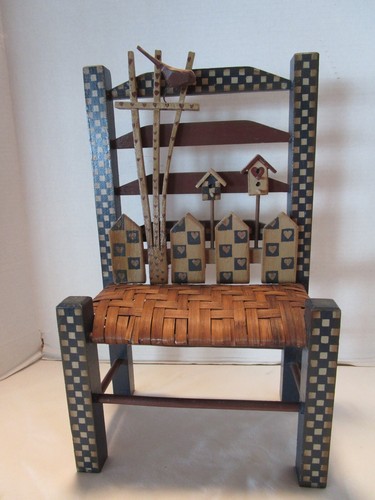 Sedia bambola vintage folk - sedia,