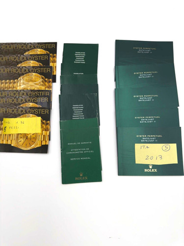 Rolex vari booklet usati - booklet,