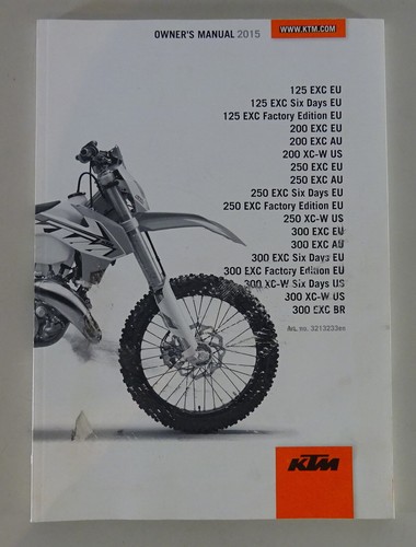 Manuale uso ktm 125 exc - d'uso,