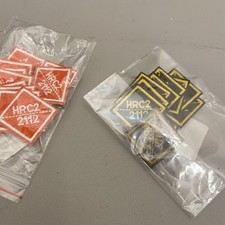 20 toppe di ricambio HRC2 2112 FR ferro su ignifugo pantaloni camicia etichetta 