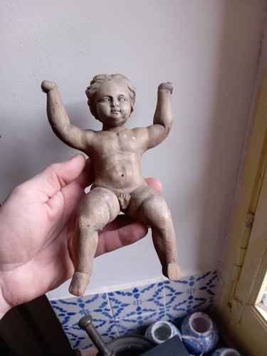Statuetta bambino angelo nudo - bambino,