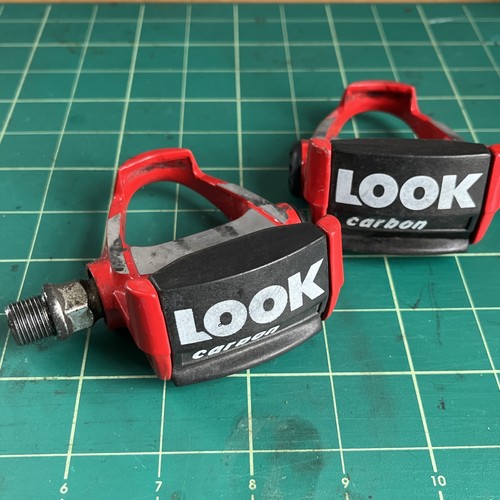 Rosso look arc carbon pedali - rosso!,