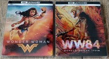 WONDER WOMAN & WONDER WOMAN 1984 - 4K Ultra HD + 3D Blu-ray + Blu-ray STEELBOOK