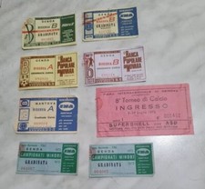 LOTTO BIGLIETTI STADIO VARI CAMPIONATI
