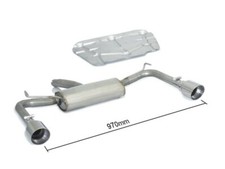 Scarico sportivo duplex