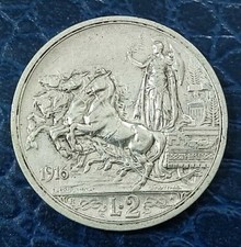 REGNO 2 lire 1916 quadriga
