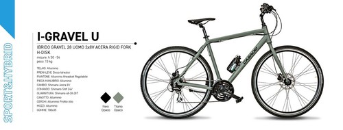 Bici misura uomo ibrido - bici,