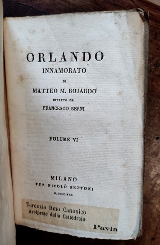 Libro orlando innamorato - libro,