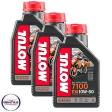 OLIO MOTORE  MOTUL 7100 10W60 MA2 3 LITRI 100% Sintetico MOTO SCOOTER 4 TEMPI