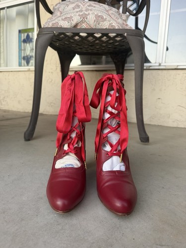 Stivali storici tango - da, rosso
