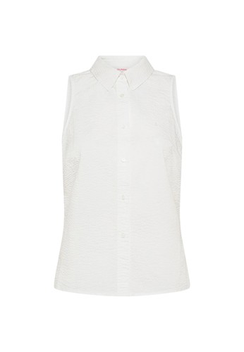 Top camicia donna sun68 bianco - top/camicia,