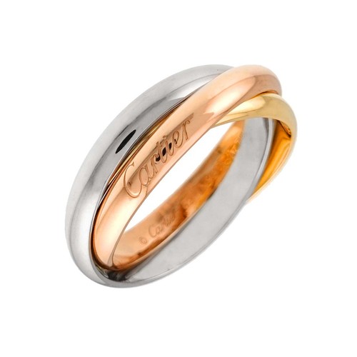 Anello cartier trinity 18k - cartier,