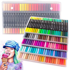 Set Di 120 Pennarelli a Doppia