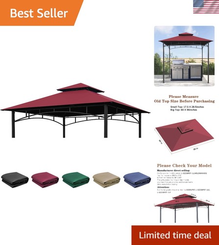 Copertura gazebo bbq doppio - copertura,