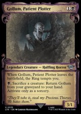 MTG GOLLUM, PATIENT PLOTTER 535 FOIL EXC GOLLUM, COSPIRATORE PAZIENTE LTR X EN