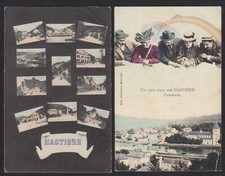 Lotto 2-Belgio-Hastiere-Souvenir-Multi Veduta-Panorama-Cartoline Antiche