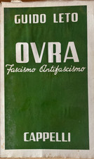 Guido LETO -OVRA FASCISMO ANTIFASCISMO - Cappelli anno 1951 -