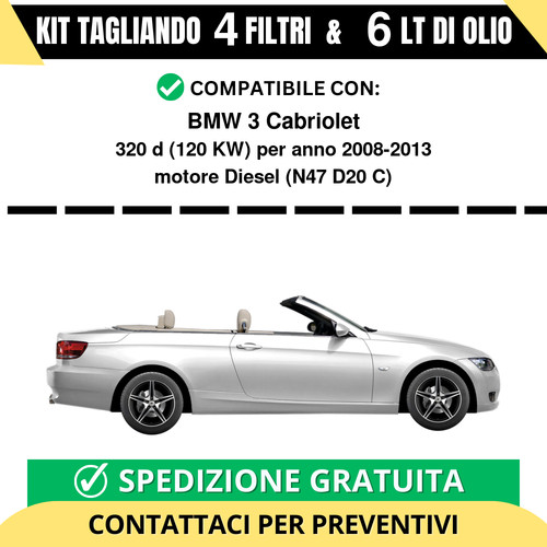 Tagliando per bmw cabriolet - bmw,