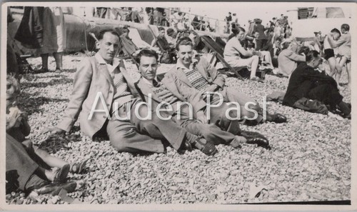 Young men beach scene - men, 1940s