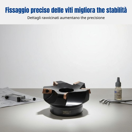 Fresa frontale indicizzabile