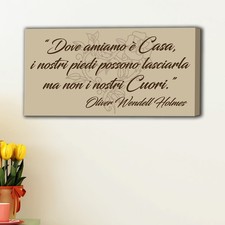 Quadro moderno frase casa