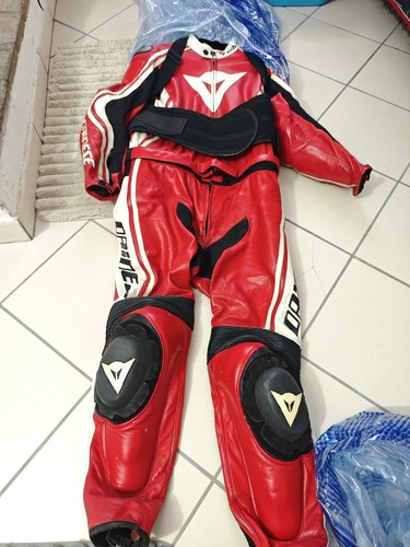 Tuta moto pelle divisibile - tuta,