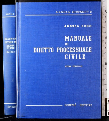 Manuale diritto processuale - manuale, di