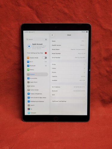 Apple ipad air generazione - ipad,