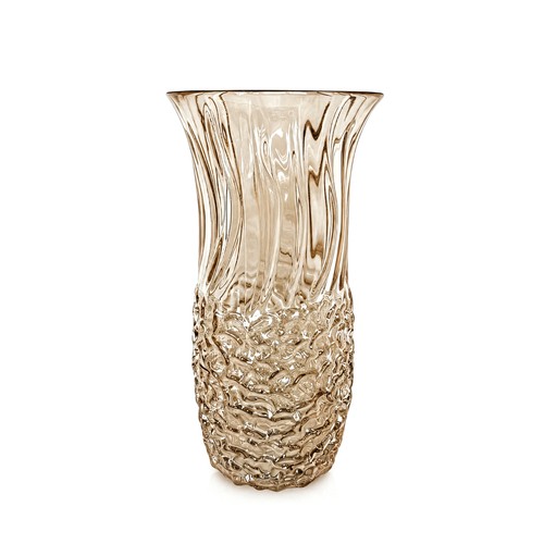 Vaso arredo vetro rosa - , chiaro