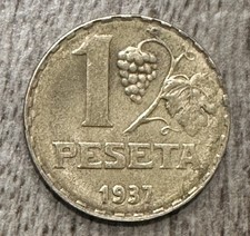 Moneda ESPAÑA 1 peseta 1937