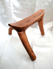 ANTIQUE NATURAL WOOD MILKING
