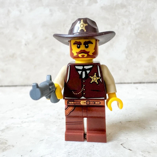Lego western sceriffo cowboy - sceriffo,