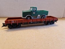 Fleishmann H0 Carro Scoperto 4 Assi  Con Carico  Camion Rif C  25029