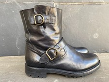 Stivali moto Fiorentini + Baker Biker neri fibbia pelle EUR 38 | US 8
