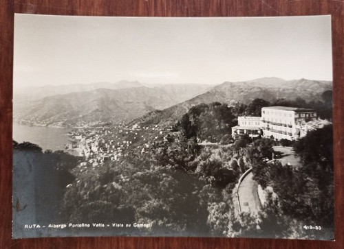 7440 cartolina ruta - ruta, albergo