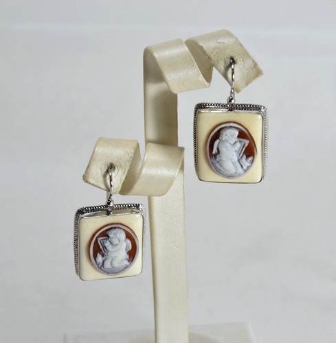 Orecchini argento 925 rodiato - orecchini,