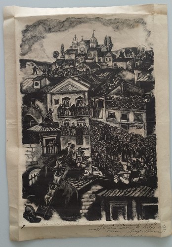 Vecchia xilografia sicilia - vecchia,