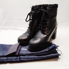Prada Stivali Donna Nero PVC