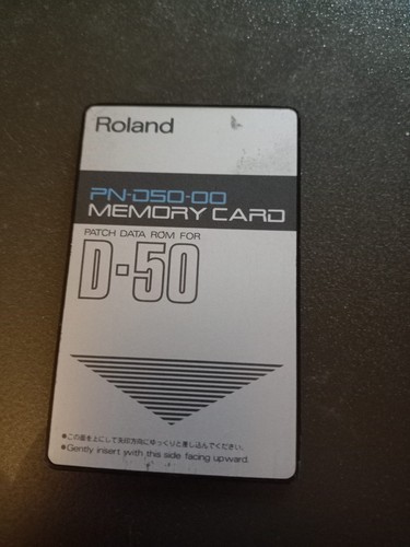 Roland d50 d550 - roland, card