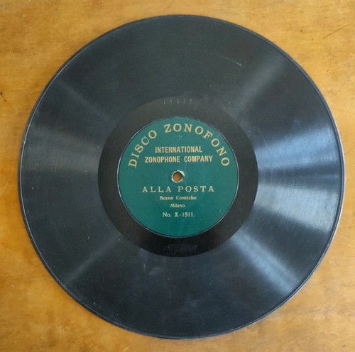 Disco zonofono rpm alla - zonofono, 78