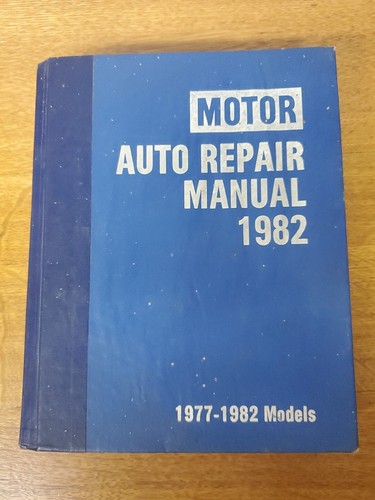 Motor auto repair - repair, manual