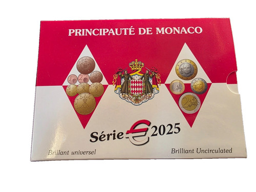 Monaco 2025 serie monete - 2025,