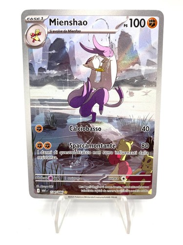 Carta pokemon mienshao - pokemon,