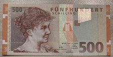 Austria 500 scellini 1997