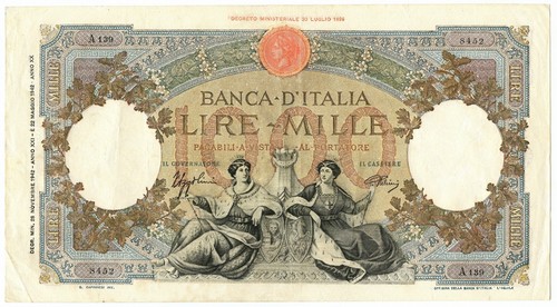 1000 lire capranesi - lire,