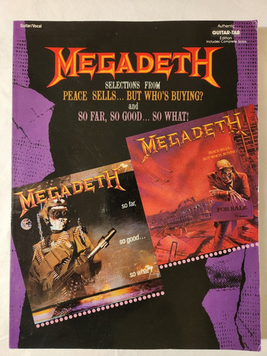 Megadeth per scheda chitarra - per,