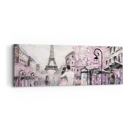 Quadro tela 90x30cm paris - quadro, su